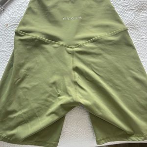NVGTN green biker shorts
